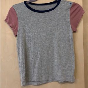 American eagle cropped tee